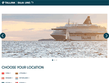 Tablet Screenshot of htg.tallink.com
